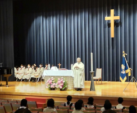 光塩女子学院　創立90周年記念ミサ